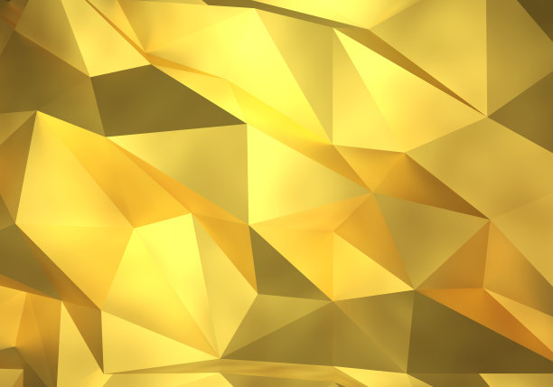 未来主义背景与低聚形状。三维渲染图片下载