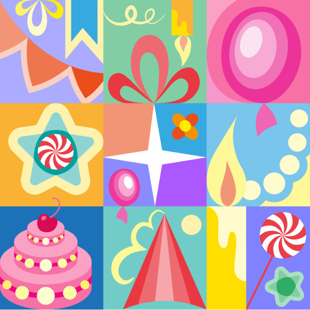 儿童生日贺卡图片下载