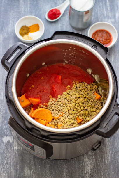 高压锅甘薯咖喱图片下载