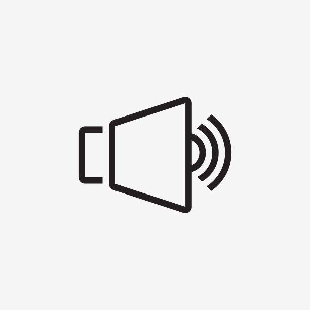 声音图标。图片下载