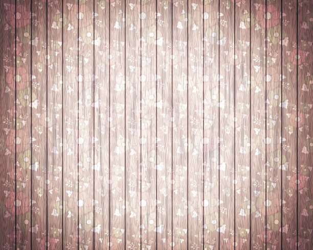 背景纹理木质面板与鲜花，勃艮第图片下载