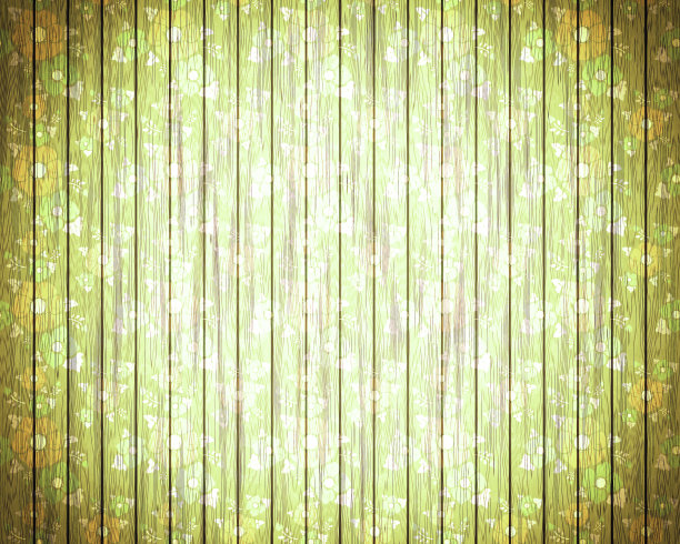 背景纹理木板与花，酸橙图片下载