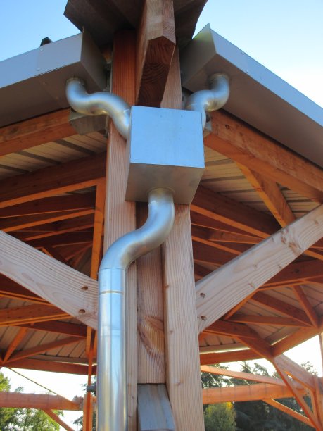 木架排水沟储存棚图片下载