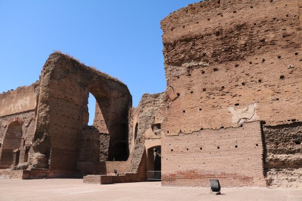 意大利罗马卡拉卡拉浴场遗址图片下载