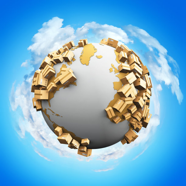 世界范围内的运输，回收和环境破坏的概念图片下载