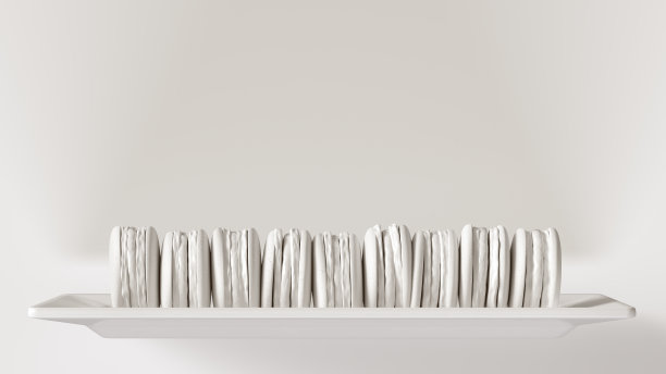 白色奢侈马卡龙系列图片下载