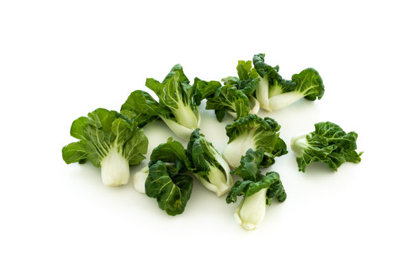 太空食品小白菜或小白菜，中国亚洲蔬菜图片下载