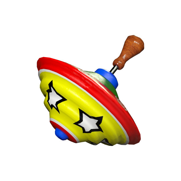 3D插图旋转顶部白色图片下载