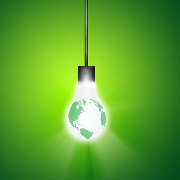 地球挂灯泡图片下载