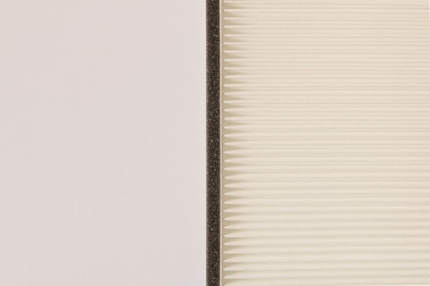 新车空气过滤器隔离在白色背景上。关闭了。俯视图图片下载