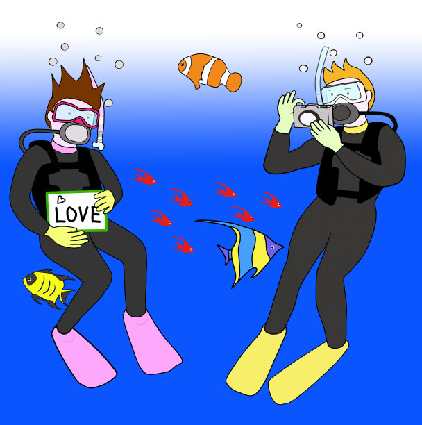 水肺潜水图片下载