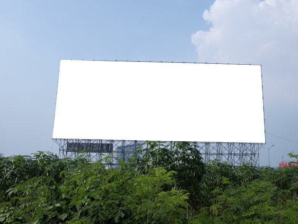 空白的广告牌。图片下载