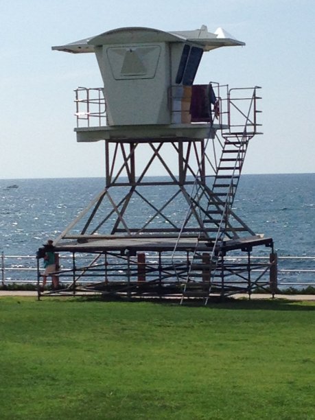 救生员站，拉霍亚，圣地亚哥，加州图片下载