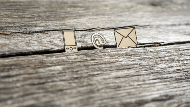 联系图标在签字，邮件和移动电话图片下载