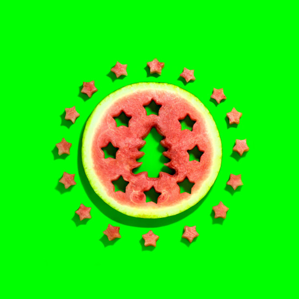 圣诞西瓜装饰图片下载