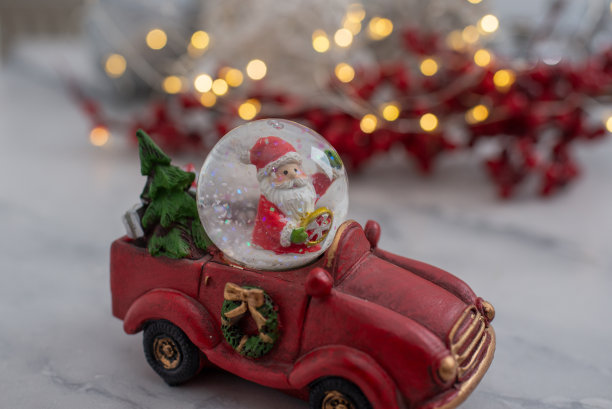 雪花玻璃球图片下载