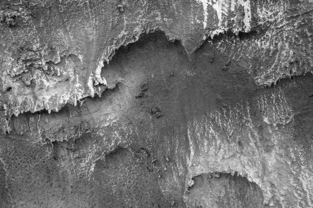 一个雕刻的石头工艺品的特写。独有的纹理。具体的雕刻。手工工作。黑白。图片下载