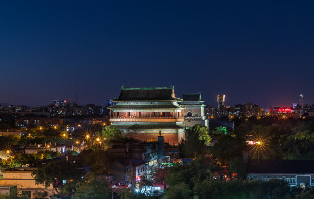 中国北京鼓楼图片下载