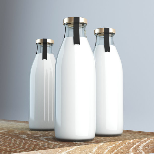 复古的牛奶瓶图片下载