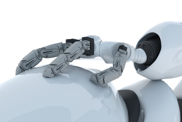 机器人躺在地板上图片下载