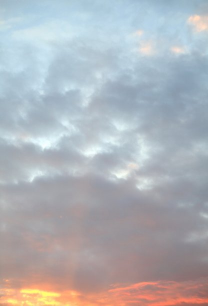 夏日日落的天空图片下载