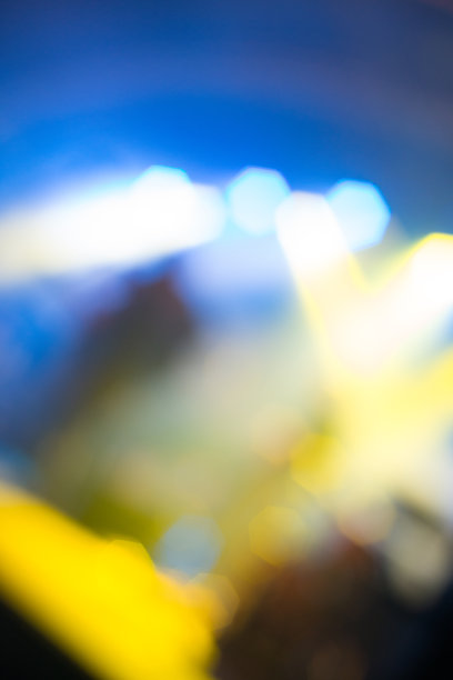 模糊的舞台在一个免费的户外音乐会在欧洲。图片下载