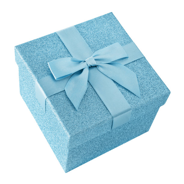 蓝色的礼物图片下载