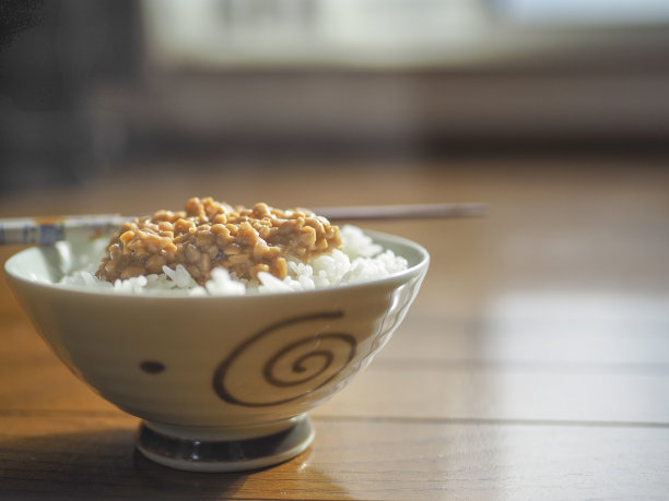 纳豆(发酵的大豆)大米图片下载