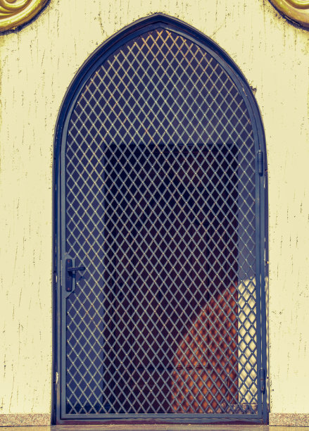 老式门的建筑风格图片下载