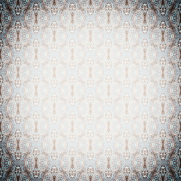 棕蓝色复古抽象几何背景晕影图片下载