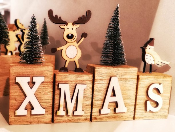 圣诞装饰鹿图片下载