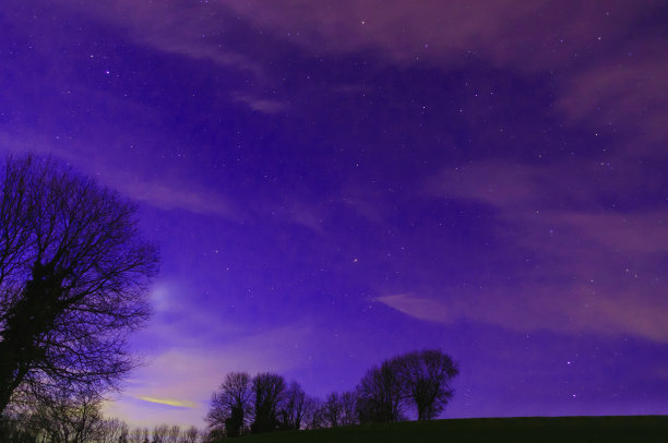 夜星星系山图片下载