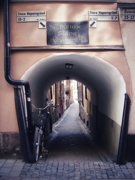 斯德哥尔摩孤独的自行车图片下载