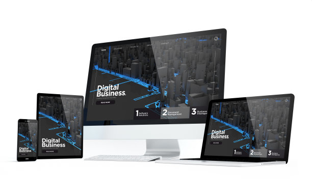 移动设备数字化商业现代响应式设计图片下载