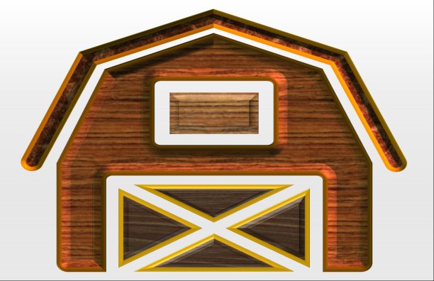 谷仓的美丽插图图片下载