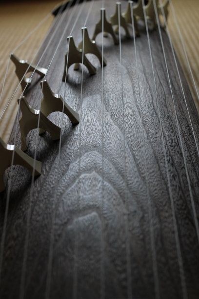 日本竖琴，古筝，乐器，木器图片下载