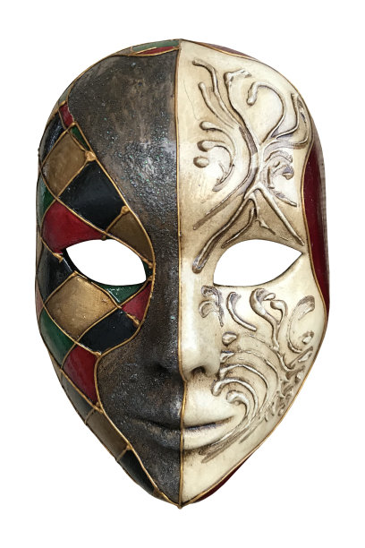 狂欢节黑色面具图片下载