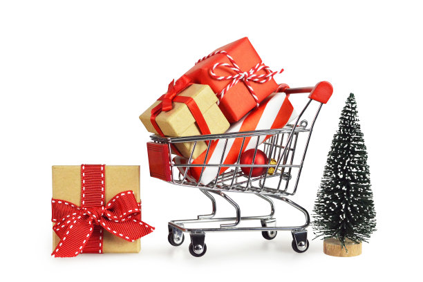 圣诞礼物购物图片下载
