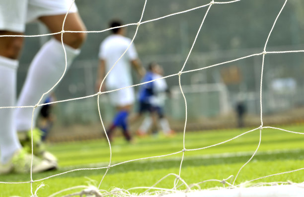 足球网背景在足球场体育场图片下载