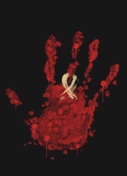 世界艾滋病日的标志丝带图片下载