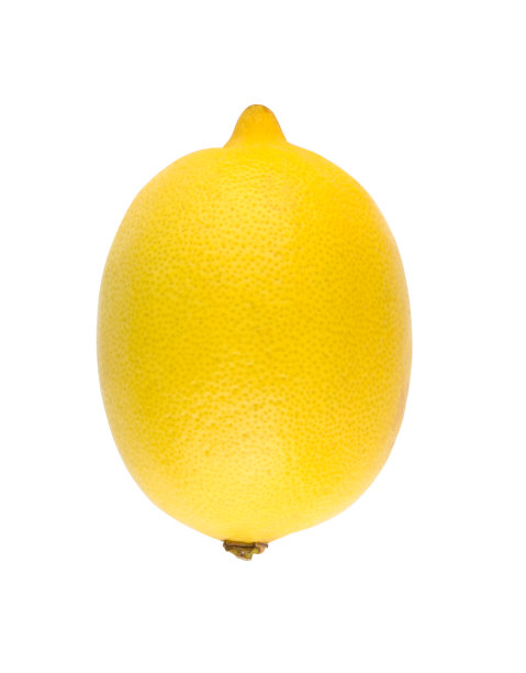 白色背景上的新鲜柠檬。图片下载