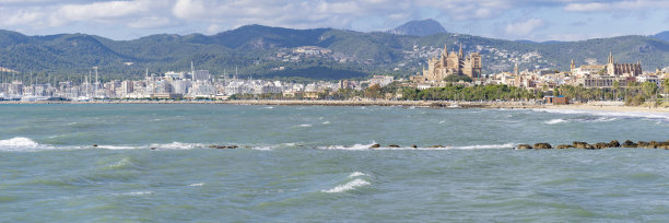 马略卡岛棕榈湾图片下载