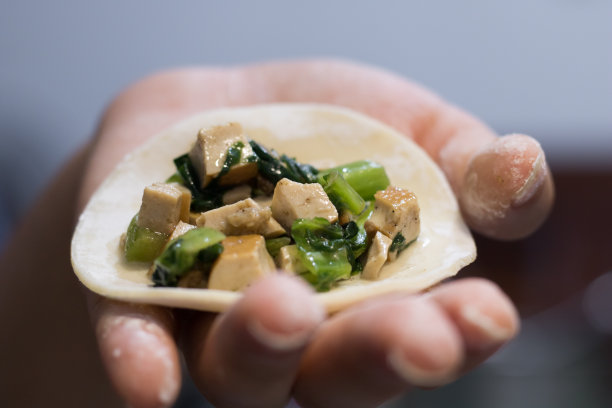 自制饺子食谱素材图片