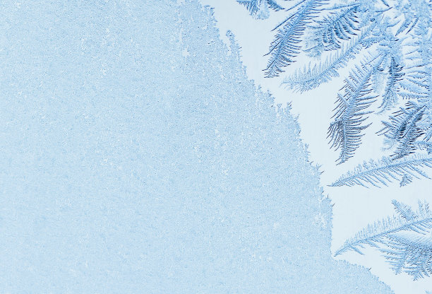 磨砂玻璃。冬季背景图片下载