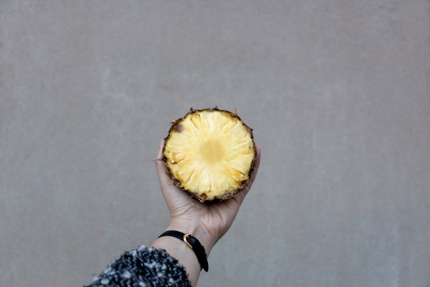 拿着菠萝图片下载