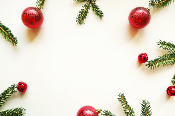 圣诞和新年冬季假期概念。图片下载