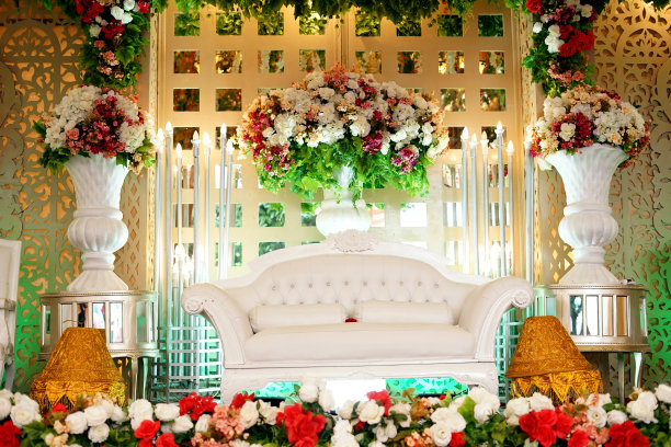 佩拉米南，印尼传统婚礼装饰图片下载