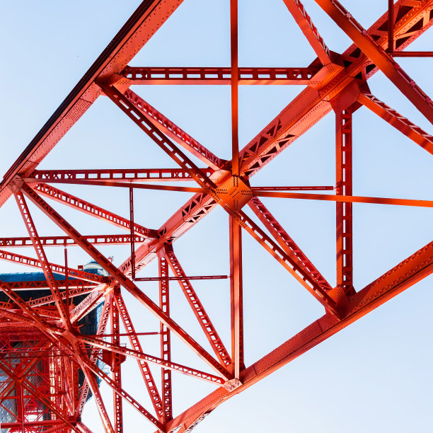 日本东京的东京塔图片下载