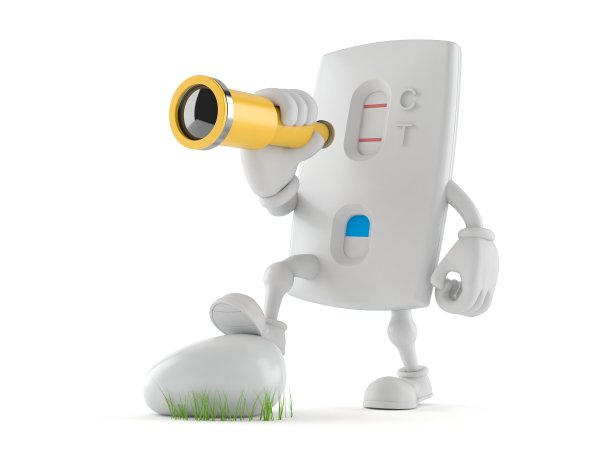 从望远镜里看怀孕测试人物图片下载