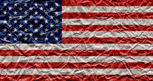 美国背景的垃圾旗图片下载